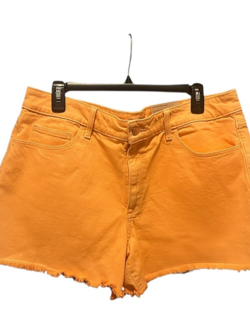 Universal Thread Vintage Stretch Midi Shorts Size 16 NWT Peach Frayed Hem